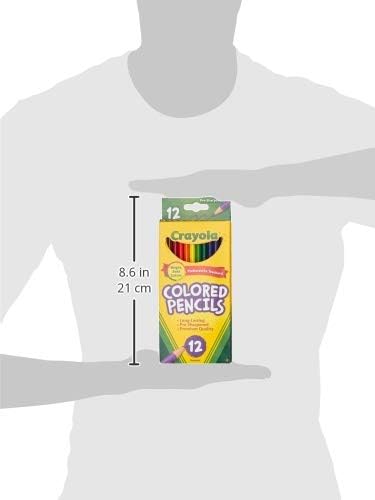 Crayola 68-4012 Colored Pencils, 12-Count, Pack of 2, Colors may vary