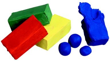 228051 Oil Based Modeling Clay Set, 4 Assorted Colors