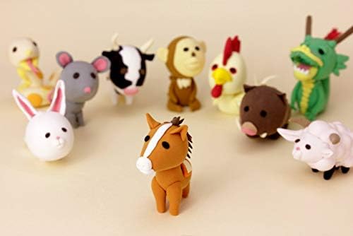 YACHIYO DAISO Soft Clay Lightweight Fluffy Packs (1 Set, White)