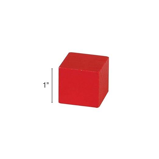 hand2mind Wood Blocks, Counting Cubes for Kids Math, 1 Inch Blocks for Preschool Crafts, Early Math Manipulatives for Preschool, Classroom Supplies for Teachers Elementary (Pack of 100)