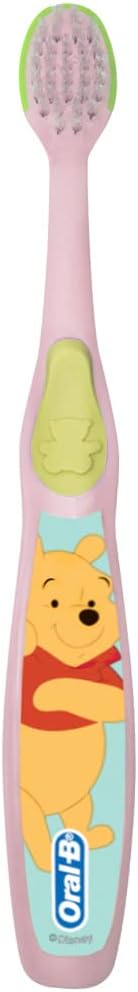 Oral-B Baby Manual Toothbrush, Pooh Characters, 0-3 Years Old, Extra Soft (Characters Vary) - Pack of 3