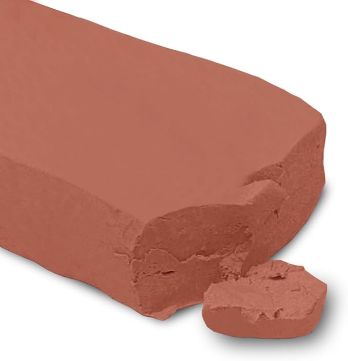 ReArt Stone Air-Dry Clay Modelling, 2.2 pounds Ideal for Beginners and Advanced Sculptors All-Purpose Modeling Clay (Terracotta)