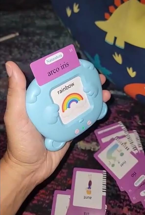 Talking Flash Cards 510 Sight Words Educational Montessori Toys for Toddlers, Autism-Sensory Pocket Speech Therapy Boys Girls Toy Preschool Learning Resource Christmas Easter Gift (255 Cards)