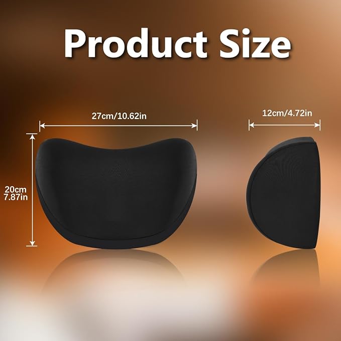 XIOQINE 2Pcs Car Neck Pillow, Ultra Comfortable Neck Pillow for Driving, Soft Car Headrest Pillow Like Clouds, Make Your Driving More Comfortable, Suitable for Driving, Traveling