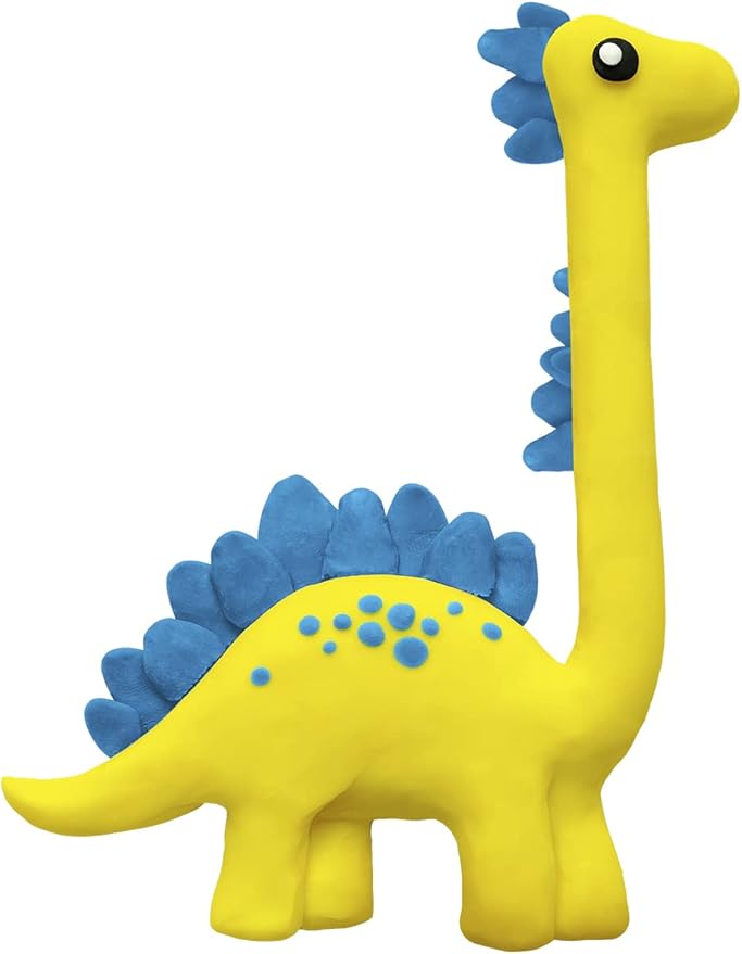 Jovi Plastilina Reusable and Non-Drying Modeling Clay; .5 oz. Rolls, Set of 10 Colors, Perfect for Arts and Crafts Projects