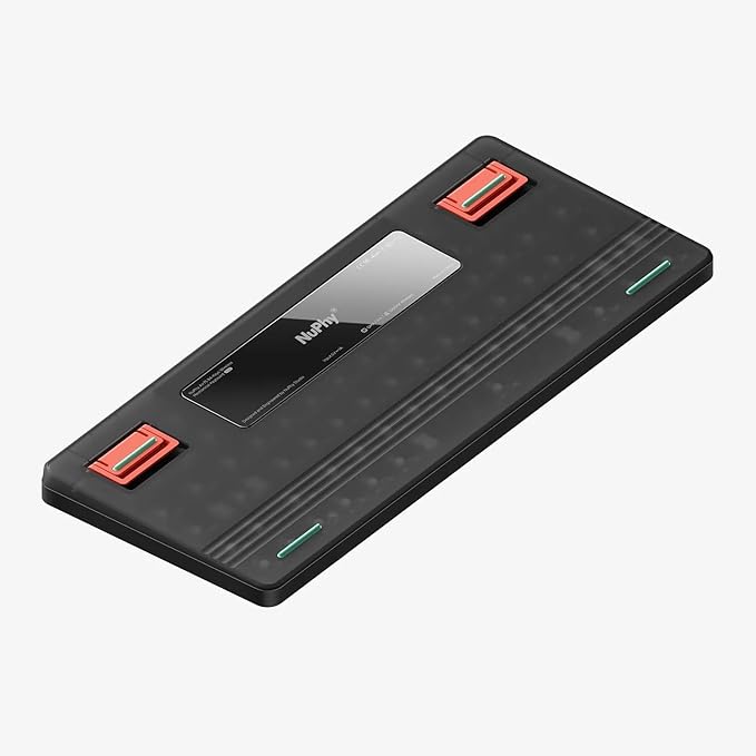 NuPhy Air75 V2 Portable 75% Low Profile Keyboard,84 keys RGB Backlight Wireless Mechanical Keyboard,Supports Bluetooth/2.4G/USB-C,Compatible with Windows/Mac OS/Linux Systems-Black Gateron Moss Switch