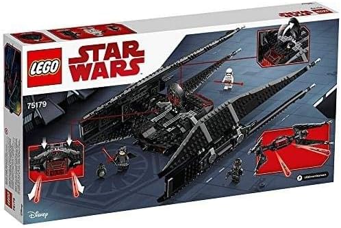 LEGO Star Wars Episode VIII Kylo Ren's Tie Fighter 75179 Building Kit, TIE Silencer Model and Popular Gift for Kids (630 Pieces)