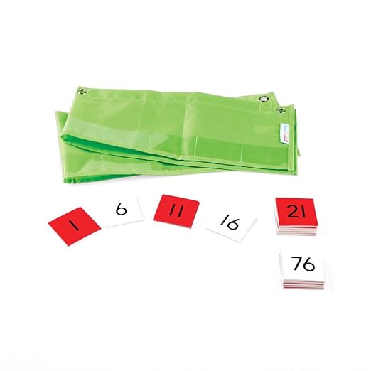 hand2mind 1 to 120 Number Path Pocket Chart, Number Lines for Students, Developing Number Fluency, Number Counting for Kids, Adding and Subtracting Tools for Kids, Educational Tools for Students