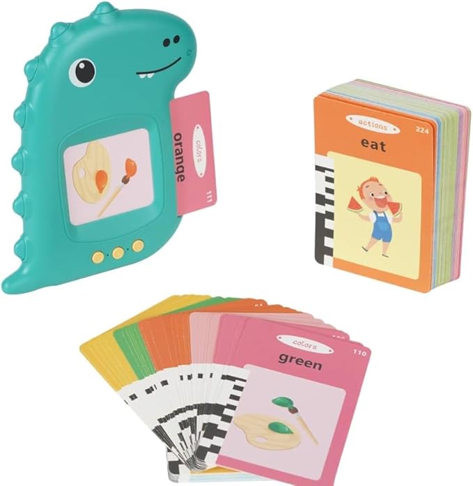 Talking Flash Cards, Educational Toys, Speech Therapy, Autism Toys, Montessori, Sight Words, Language Learning, Kids 1-6 Years Old, Alphabet, Numbers, Educational Flash Cards.