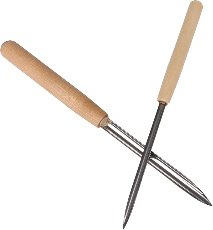 BQLZR Softer Pumpkins Skin Holes Tool Pumpkin Lantern Making Pumpkin Carving Kit Halloween Sculpting Tool for Fall Lanterns Pottery Clay Hole Ceramic Making Tool Pottery Hole Tool Pack of 4