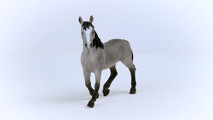 Schleich Horses 2023, Horse Club, Horse Toys for Girls and Boys Cheval de Selle Francais Mare Horse Toy Figurine, Ages 5+, Multi