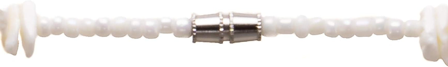 BlueRica Puka Shell Chips Necklace & Anklet Set (Multi)