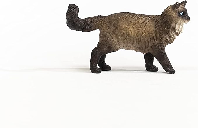 Schleich Farm World, Cute Realistic Cat Toys for Kids, Ages 3 and Above, Ragdoll Cat Toy Figurine , Multicolor, 1.5 inch