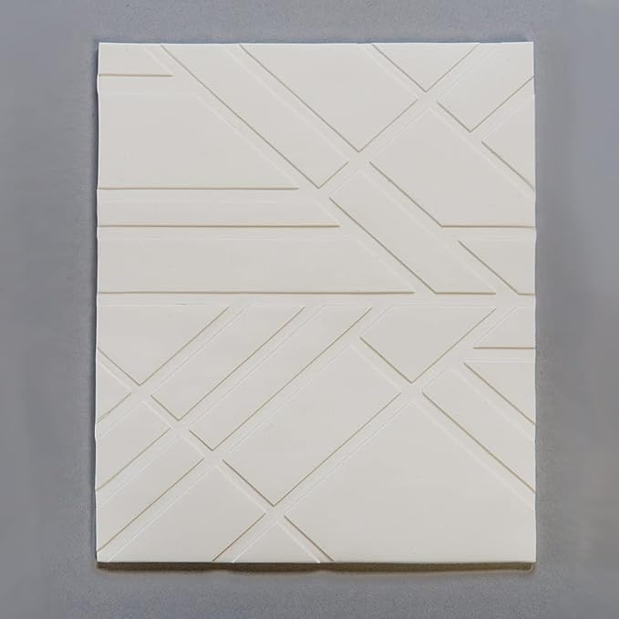 Sculpey Tools Geometric Texture Sheet Set, reusable 2 piece set, Great for all types of DIY crafts, polymer clay, jewelry making and mixed media, great for all skill levels