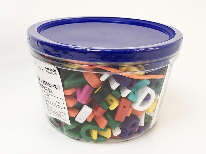 Learning Resources Uppercase Lacing Alphabet - 275 Pieces, Ages 3+, Preschool Learning Must Haves, Teacher and Home School Supplies, Alphabet String Letter for Kids, Back to School Supplies