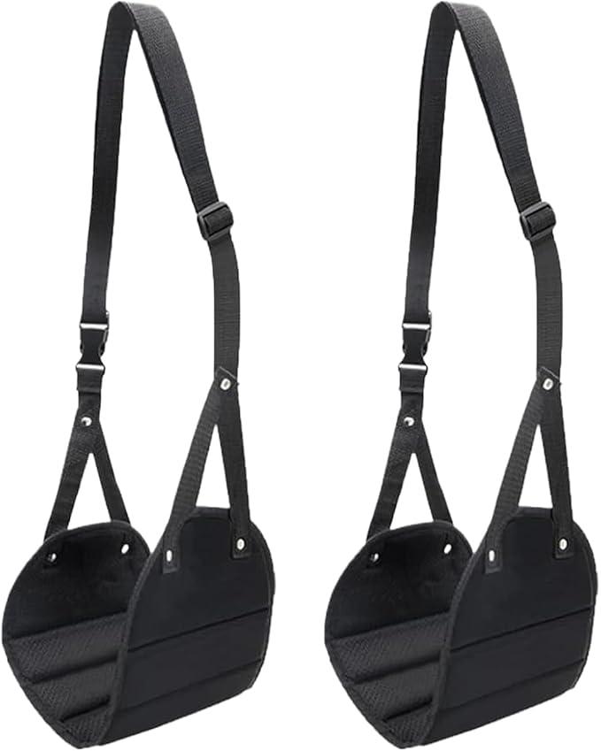 Foot Hammock Portable Comfort – Rest Sling Extended Adjustable, Strap Airplane Footrest, Relax Feet Car Office International | Relax Your Feet, Car, Office, International Flying, Road Trip, Work, Sl