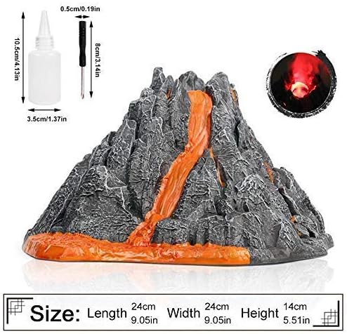 Erupting Volcano Model Toys Volcano Science Kit Learning Resources Realistic Dinosaur for Kids 3-5(Volcano)
