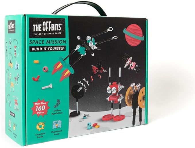 Space Mission Educational Build Your Own Robot Toy, Stem Building Toys for Boys and Girls, Valentine Birthday Gift for Kids Montessori Play Kit, Steam Toys for Kids Ages 6 7 8 9+