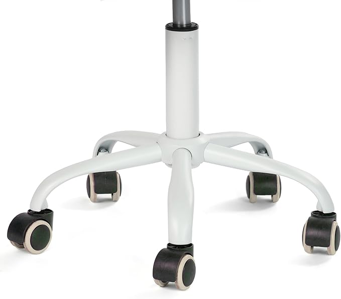 Homy Casa Armless Home Office Desk Chair, Colorful Task Chair with Soft Mesh Padded Cushion, Height Adjustable Swivel Study Computer Chair for for Girls Boys Teens (Beige, 1PC)