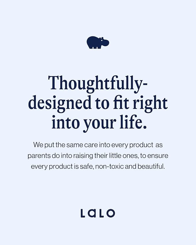 Lalo Little Spoon Set - 2 Piece Baby Spoons Set for Infants & Babies - Made From Food Grade Silicone Dishwasher Safe - Baby Feeding Essentials for Early Stage Mealtime - Honey