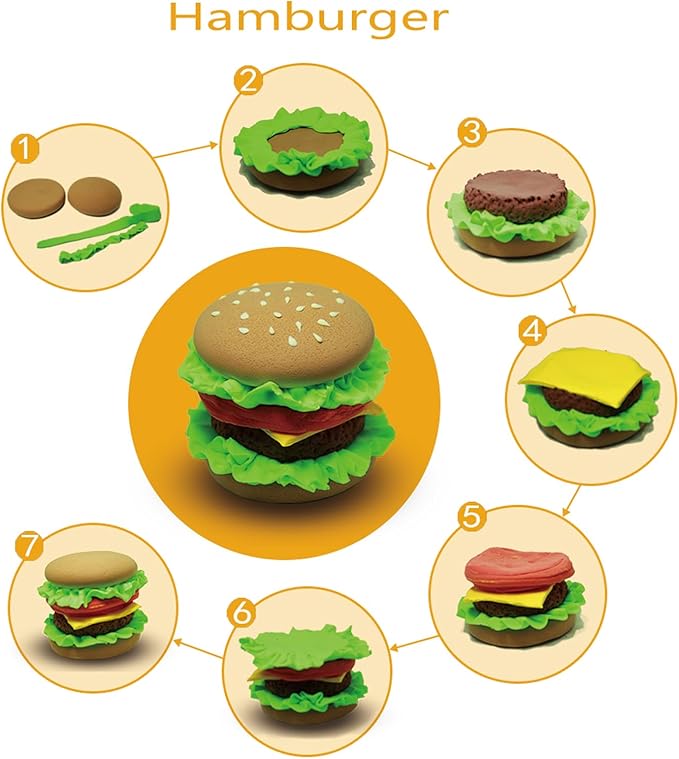 CiaraQ Air Dry Clay - 64 Colors DIY Modeling Clay Kit with Sculpting Tools, Soft & Ultra Light, Easy to use, Ideal for Sculpture, Crafting, DIY Projects (Assorted Colors)