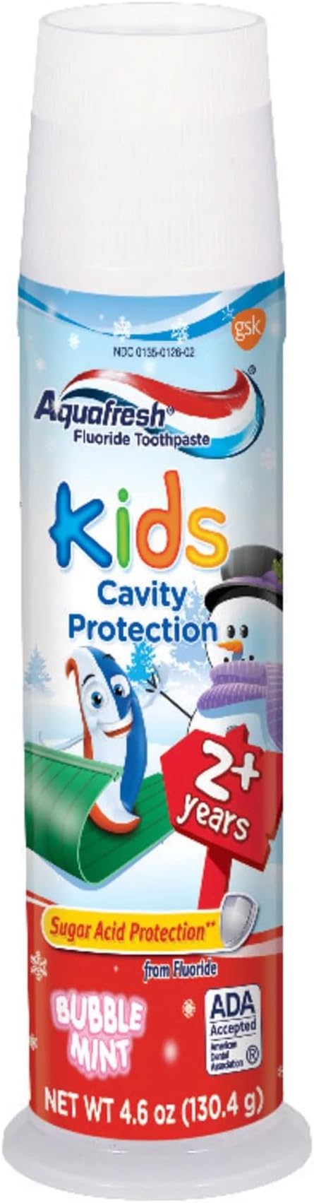 Aquafresh Kids Cavity Protection Toothpaste 4.6oz (6 Pack)