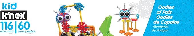 KID K’NEX – Oodles of Pals Building Set – 116 Pieces – Ages 3 and Up Preschool Educational Toy (Amazon Exclusive)