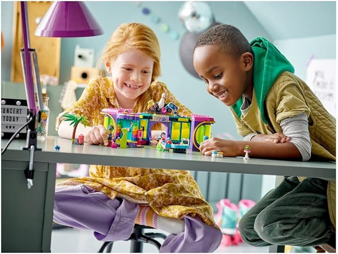 LEGO® Friends Roller Disco Arcade 41708 Building;Comes with a Toy Boat and Lots of Boat Accessories