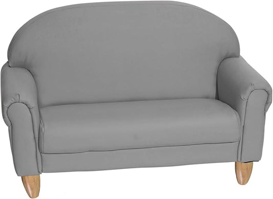 Children's Factory As We Grow Sofa, Gray, CF805-314, Playroom Couch, Daycare Furniture, Kids Seating for Classroom, Flexible Seating for Elementary