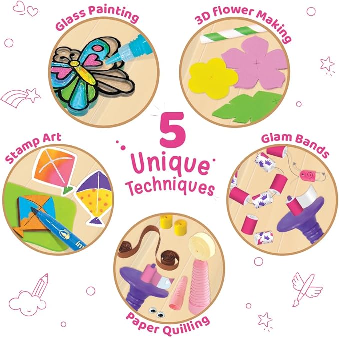 Imagimake Fabulous Craft Kit | Creative Toy and DIY Set for Kids | Arts and Crafts for Kids | Craft Kits for Kids | Gifts for 5 6 7 8 9 10 11 12 Years Old Kids