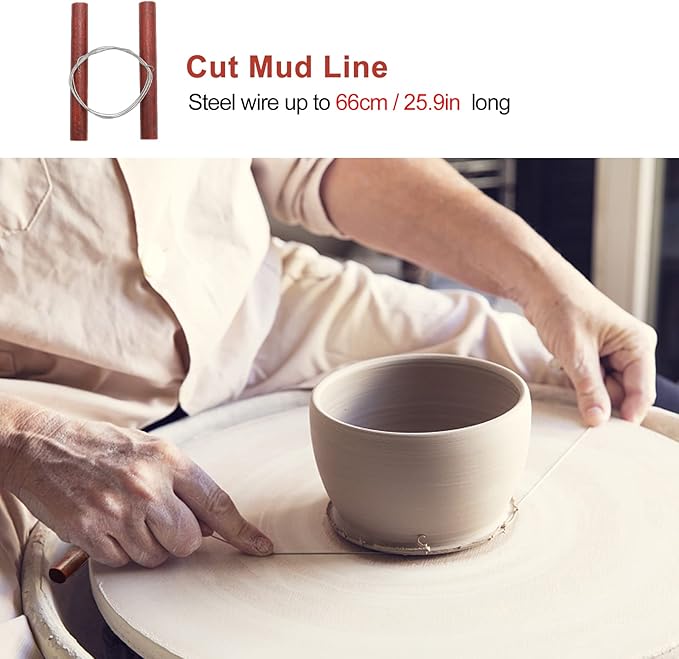 Clay Tools Kit, 30 PCS Polymer Clay Tools,Ceramics Clay Sculpting Tools Kits, Air Dry Clay Tool Set for Adults, Kids, Pottery Craft, Baking, Carving, Dotting, Molding, Modeling, Drawing,Shaping