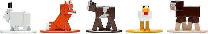 Minecraft Caves and Cliffs 1.65" 18-Pack Series 8 Die-cast Figures, Toys for Kids and Adults