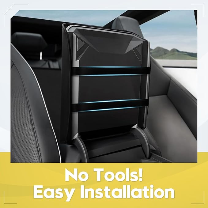 FIILINES Center Console Cover for Tesla Cybertruck 2023-2026, Armrest Cover Pad Cushion Protector Accessories Armrest Cover Anti-Scratch