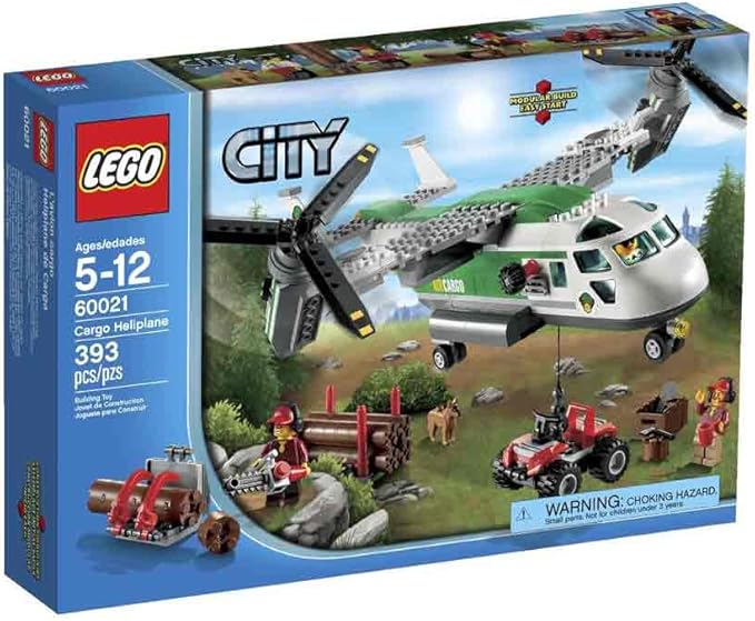 LEGO City 60021 Cargo Heliplane Toy Building Set