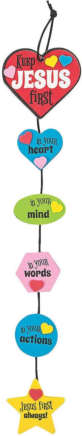 Keep Jesus First in Your Heart Craft Kit - Crafts for Kids and Fun Home Activities