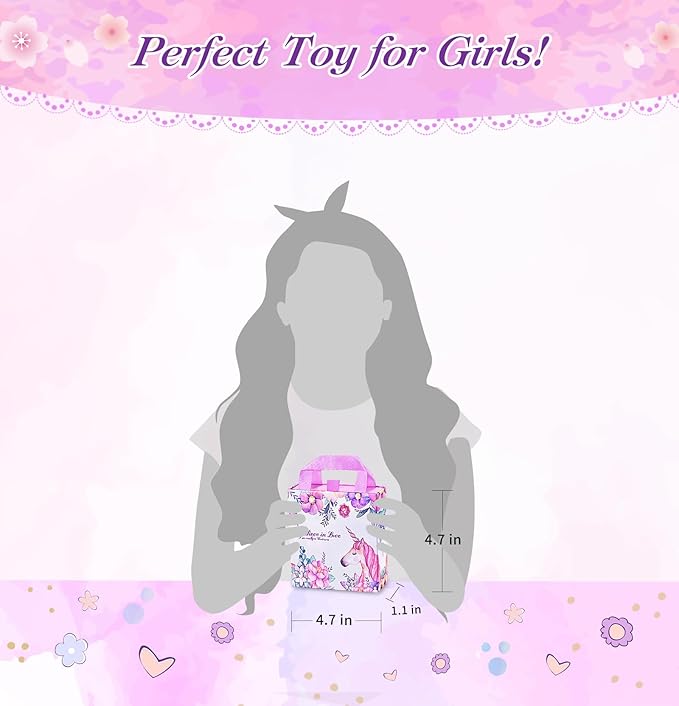 Girls Charm Bracelet Making Kit: Girl Toys Make Jewelry Supplies Set Unicorn DIY Craft Art Set Charm Bracelets Kits Creative Birthday Gifts for Girl Age 6 7 8 9 10 11 12 Year Old Kids Little Children