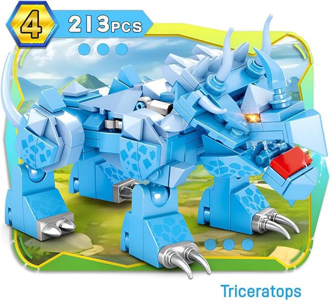 Dinosaur Toys for Kids 7 8 9 10 12 Years Old, Dinosaurs Building Set Gifts for boy and Girl Birthday Valentine's Day