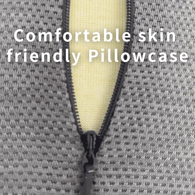 Bespilow Neck Support Pillow - Cervical Traction Device for Neck Pain Relief and Muscle Therapy - Memory Foam Neck Roll Pillow for Shoulder Pain Relaxation