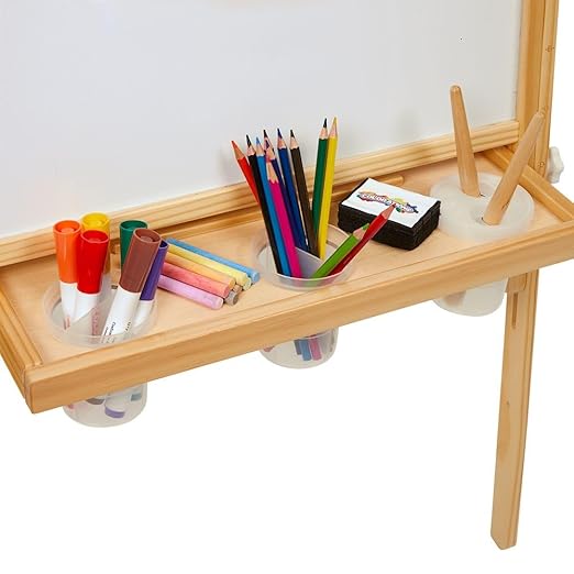 Colorations All in One Wooden Adjustable Easel and Roll