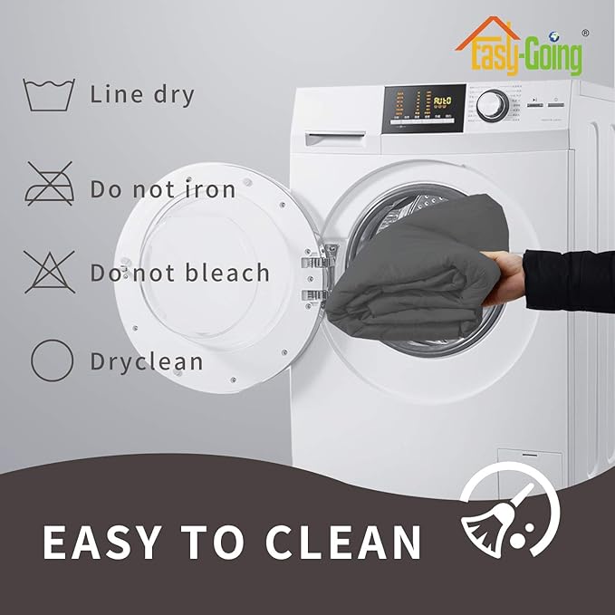 Easy-Going Sofa Slipcover Oversized Sofa Cover Waterproof Couch Cover Furniture Protector Cover Pets Covers Washable Non-Slip Fabric Pets Kids Children Dog Cat (Oversized Sofa, Dark Gray)