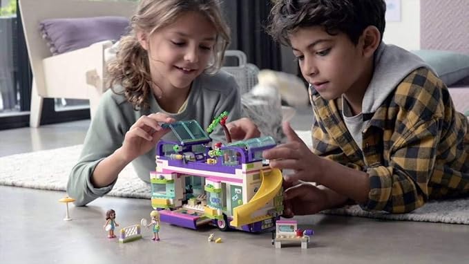LEGO Friends Friendship Bus 41395 Heartlake City Toy Playset Building Kit Promotes Hours of Creative Play (778 Pieces)
