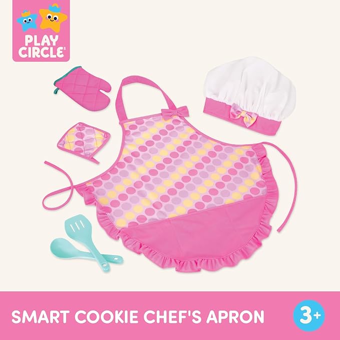 Battat- Play Circle- Play Kitchen For Toddlers – Baking Set – Chef'S Hat & Apron- Pretend Play – 3 years +