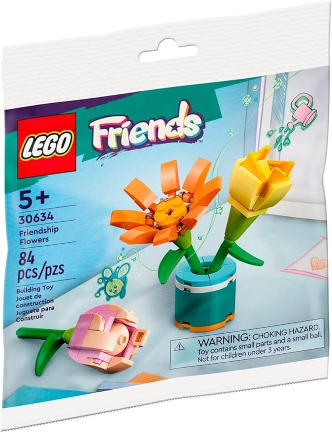LEGO Friends Friendship Flowers 30634 Polybag, Orange,pink,rose,yellow
