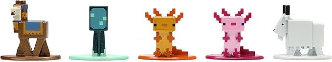 Minecraft Caves and Cliffs 1.65" 18-Pack Series 8 Die-cast Figures, Toys for Kids and Adults