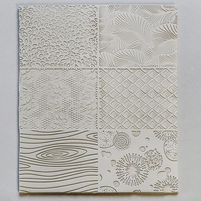Sculpey Tools Nature Texture Sheet Set, reusable 2 piece set, Great for all types of DIY crafts, polymer clay, jewelry making and mixed media, great for all skill levels