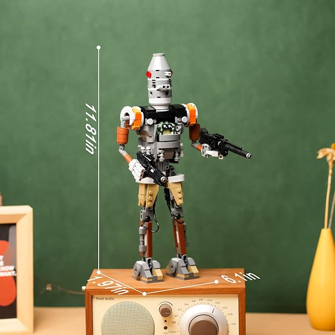 Ideas Robot Building Kit Compatible with Lego Sets for Adutls,Collectible Mech Action Figure Toys for Boys 8-14 Years and Up 462 pcs