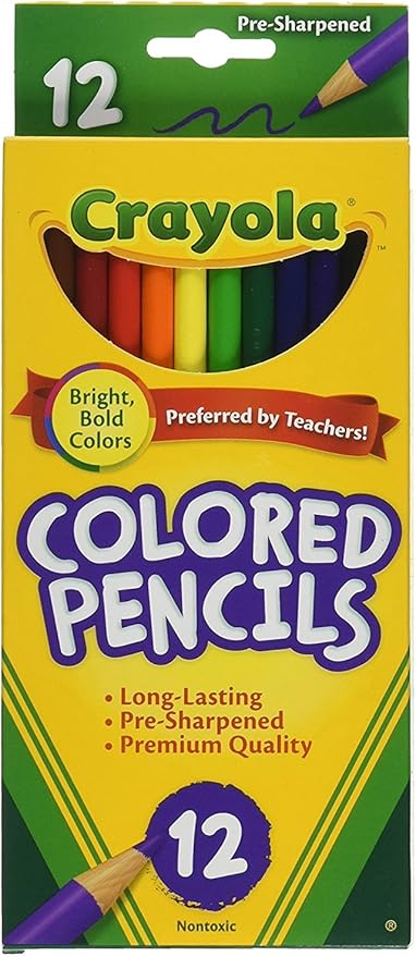 Crayola 68-4012 Colored Pencils, 12-Count, pack of 3, Assorted Colors