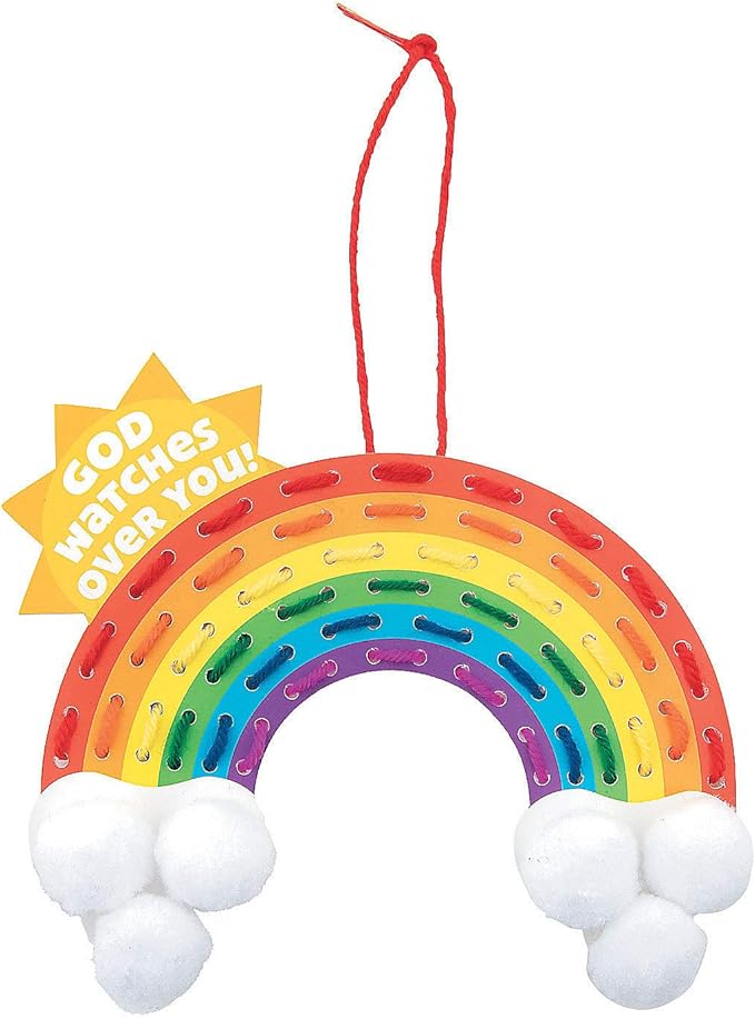 God Watches Over You Rainbow Ck - Crafts for Kids and Fun Home Activities
