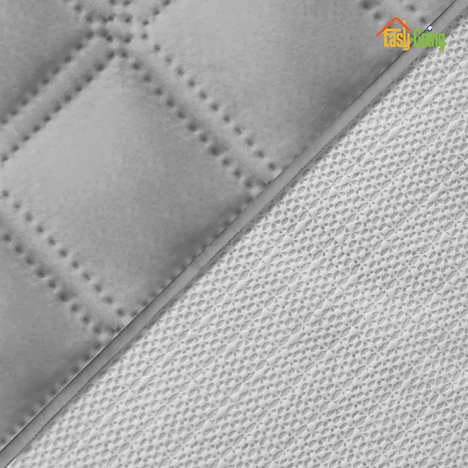 Easy-Going Sofa Slipcover Waterproof Sofa Cover Couch Cover for 4 Cushion Couch with Elastic Straps Washable Non-Slip Furniture Protector Cover for Pets, Dogs, Cat (XX-Large, Grey)