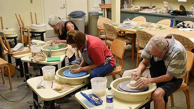 57PCS Ceramic Clay Tools Set with Plastic Case Modeling Pottery Sculpting Tools Kits for Beginners Professionals Kids After School Ceramics Classes